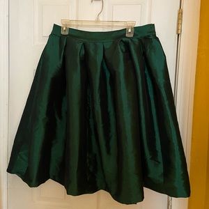 Green skirt